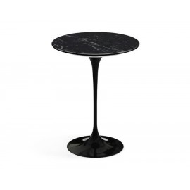 Table d'appoint tulipe en marbre Marquina